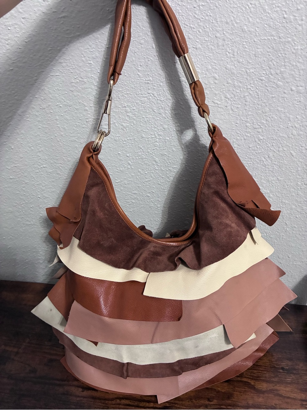 Yves Saint Laurent Mombasa St. Tropez Ruffle Hobo Bag — Tom Ford Era - Picture 2 of 11